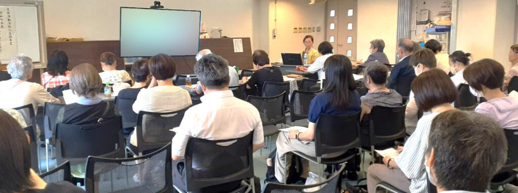 令和7年度 第1回「両親の集い(月例会)」会場の様子